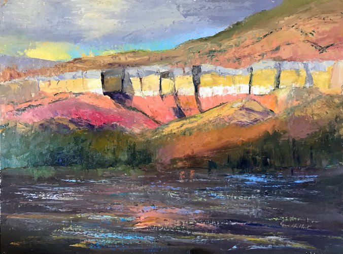 Chama Cliffs Morning (sold 2018) Large Image