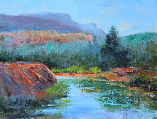 Chama River Tranquility  (sold 2015) Large Image
