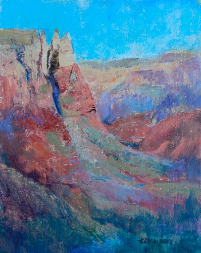 Ghost Ranch Cliff  (sold 2015) Large Image