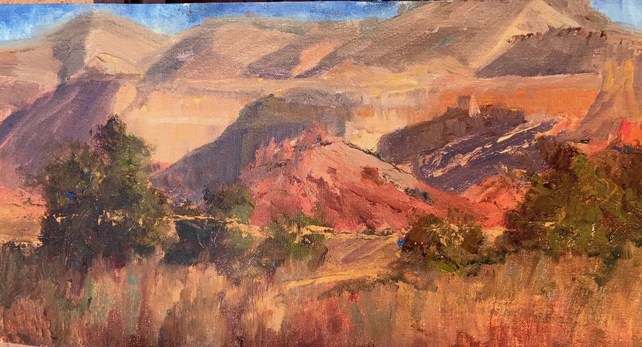 Ghost Ranch Shadows (sold 2018) Large Image