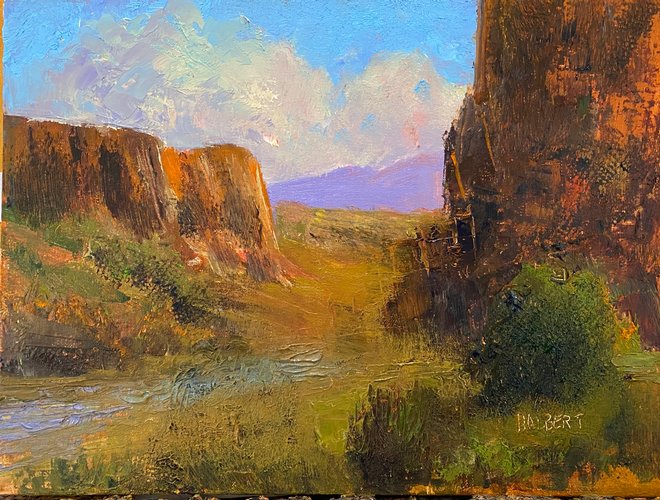 Diablo Canyon Morning (sold 2021) Large Image
