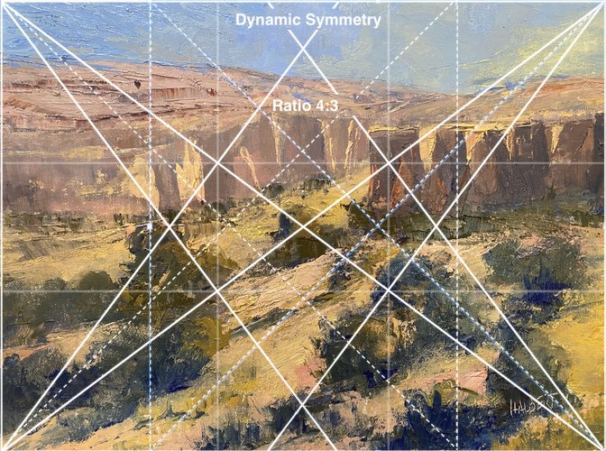Luminous Lands III - 4:3 Dynamic Symmetry Armature Large Image