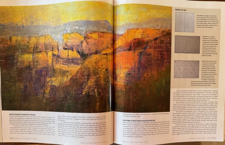 Sept 2024 Plein Air Magazine Ad Turbulent Lands Image