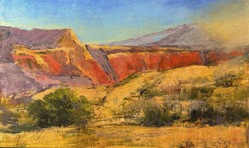 Spring at Ghost Ranch10x16